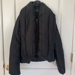 AllSaints Down Puffer Jacket, US 4, Black